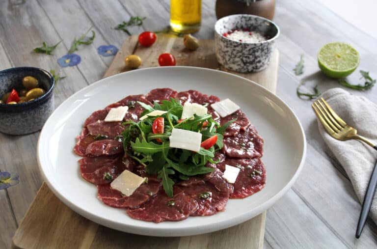 carpaccio gigot d'agneau o'guste fournisseur viandes surgelées